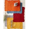 image:imageDII Quilted Farmhouse Collection Tabletop Placemat Set French Blue 6 PieceGray