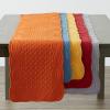 image:imageDII Quilted Farmhouse Collection Tabletop Table Runner 13x72 CranberryHoney Gold