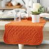 image:imageDII Quilted Farmhouse Collection Tabletop Table Runner 13x72 CranberryPumpkin Spice