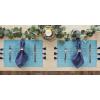 image:imageDII Seashore Collection Beach House Dcor Placemat Set 13x19 Thera Blue Stripe 6 Piece