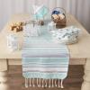 image:imageDII Seashore Collection Beach House Dcor Table Runner 14x72 Tidal Stripe Fouta