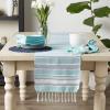 image:imageDII Seashore Collection Beach House Dcor Table Runner 14x72 Tidal Stripe Fouta