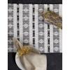image:imageDII Southwest Colby Collection Tabletop Table Runner 15x72 BlackGrayBlackGray