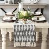 image:imageDII Southwest Colby Collection Tabletop Table Runner 15x72 BlackGrayBlackGray