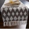 image:imageDII Southwest Colby Collection Tabletop Table Runner 15x72 BlackGrayDark BrownStone