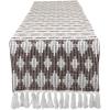 image:imageDII Southwest Colby Collection Tabletop Table Runner 15x72 BlackGrayDark BrownStone