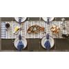 image:imageDII Southwest Colby Collection Tabletop Table Runner 15x72 BlackGrayFrench BlueStone
