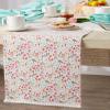 image:imageDII Spring Bouquet Tabletop Collection Decorative Easter Reversible Table Runner 14x72 Happy BunnyHappy Bunny