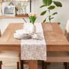 image:imageDII Spring Bouquet Tabletop Collection Decorative Easter Reversible Table Runner 14x72 Happy BunnySweet Flowers