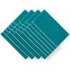 image:imageDII Tassel Stripe Tabletop Collection Decorative Machine Washable Table Runner 14x108 Teal amp OffWhiteTeal  Offwhite
