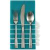 image:imageDII Tassel Stripe Tabletop Collection Decorative Machine Washable Table Runner 14x108 Teal amp OffWhiteTeal  Offwhite