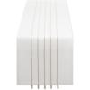 image:imageDII Tassel Stripe Tabletop Collection Decorative Machine Washable Table Runner 14x108 Teal amp OffWhiteWhite  Stone