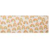 image:imageDII Tassel Stripe Tabletop Collection Decorative Machine Washable Table Runner 14x72 Rainbow PrintRainbow Print