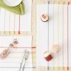 image:imageDII Tassel Stripe Tabletop Collection Decorative Machine Washable Table Runner 14x72 Rainbow PrintRainbow Stripe