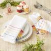 image:imageDII Tassel Stripe Tabletop Collection Decorative Machine Washable Table Runner 14x72 Rainbow PrintRainbow Stripe