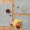 image:imageDII Tonal Recycled Cotton Slubby Rib Tabletop Collection Table Runner 14x72 Leather BrownBlack