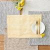 image:imageDII Tonal Recycled Cotton Slubby Rib Tabletop Collection Table Runner 14x72 Leather BrownLeather Brown