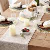 image:imageDII Tonal Recycled Cotton Slubby Rib Tabletop Collection Table Runner 14x72 Leather BrownLeather Brown