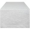 image:imageDII Tonal Recycled Cotton Slubby Rib Tabletop Collection Table Runner 14x72 Leather BrownLight Gray