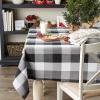 image:imageDII TriColor Check Collection 100 Cotton Tabletop Table Runner 14x108 BlackBlack