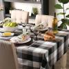 image:imageDII TriColor Check Collection 100 Cotton Tabletop Table Runner 14x108 BlackBlack