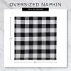 image:imageDII TriColor Check Collection 100 Cotton Tabletop Table Runner 14x108 BlackBlack