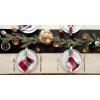 image:imageDII TriColor Check Collection 100 Cotton Tabletop Table Runner 14x108 BlackCardinal Red