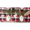 image:imageDII TriColor Check Collection 100 Cotton Tabletop Table Runner 14x108 BlackCardinal Red