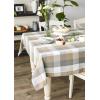image:imageDII TriColor Check Collection 100 Cotton Tabletop Table Runner 14x108 BlackStone