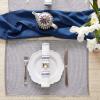 image:imageDII TwoToned Collection Tabletop Placemat Set Vintage Red 6 PieceGray