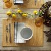 image:imageDII TwoToned Collection Tabletop Placemat Set Vintage Red 6 PieceHoney Gold