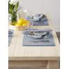image:imageDII TwoToned Collection Tabletop Placemat Set Vintage Red 6 PieceNavy