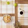 image:imageDII Veranda Plaid Collection Decorative Cotton Everyday Tabletop Table Runner 14x108Placemat Set  13x19
