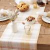 image:imageDII Veranda Plaid Collection Decorative Cotton Everyday Tabletop Table Runner 14x108Table Runner  14x108