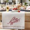 image:imageDII Whats Cookin Collection Tabletop Reversible Table Runner 14x108 Bon AppetitBon Appetit