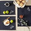 image:imageDII Whats Cookin Collection Tabletop Reversible Table Runner 14x108 Bon AppetitDenim Bon Appetit