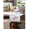 image:imageDII Whats Cookin Collection Tabletop Reversible Table Runner 14x108 Bon AppetitEmbellished Eat