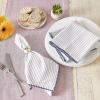 image:imageDII Whats Cookin Collection Tabletop Reversible Table Runner 14x108 Bon AppetitMicro Stripe