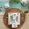 image:imageDII Woven Kitchen Collection Round Placemat Set 15 Round Natural Lattice 6 PieceNatural Fringe