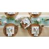 image:imageDII Woven Kitchen Collection Round Placemat Set 15 Round Natural Lattice 6 PieceNatural Fringe