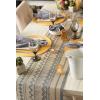 image:imageDII Woven Tabletop Collection Natural Jute Table Runner 14x72 Mineral Aztec PrintTable Runner  14x72 Pack of 2