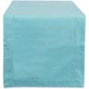 image:imageDII 100 Cotton Machine Washable Everyday Hemstitch Kitchen Table Runner for Dinner Parties Events Decor 14x72  GrayAqua