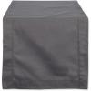 image:imageDII 100 Cotton Machine Washable Everyday Hemstitch Kitchen Table Runner for Dinner Parties Events Decor 14x72  GrayGrey