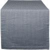 image:imageDII 100 Cotton Seersucker Striped Tabletop Collection Gray Table Runner 14x108 1 PieceBlue