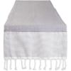image:imageDII Bordered Dobby Woven Table Runner 15 x 108 Gray 1 PieceGrey