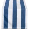 image:imageDII Cabana Dobby Stripe Tabletop Collection 18x72inch Table Runner Navy amp WhiteNavy  White