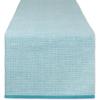 image:imageDII EcoFriendly Fine Ribbed Collection Table Runner 13x72 Honey GoldStorm Blue