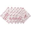image:imageDII Embroidered Mistletoe 100 Cotton Machine Washable Table Runner for Dinner Parties Christmas and Holidays  14x72Joyeux Noel