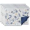 image:imageDII Hanukkah Tabletop Decoration Festival of Lights Celebration Dcor Placemat Set 20x20 Dove 4 PieceDove