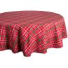 image:imageDII Holiday Dining Table Linen Collection Tartan Holly Plaid Christmas Table Runner 14x108 Red amp Green70 x 70 Rectangular